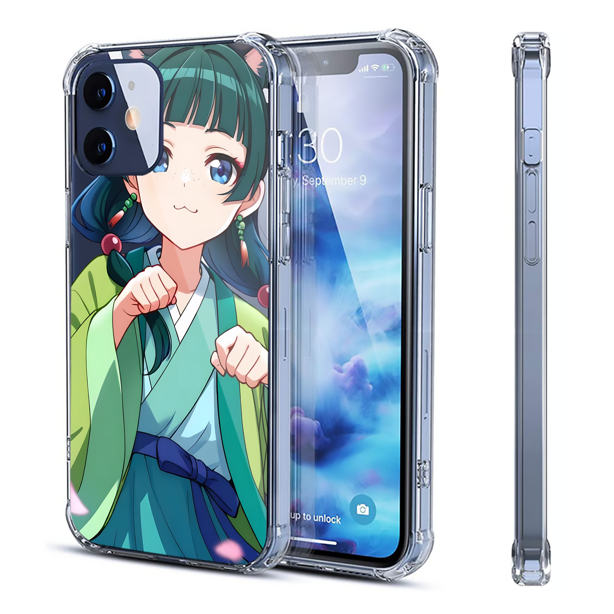 （画像用） 薬屋のひとりごと The Apothecary Diaries 【iPhone 12シリーズ対応】透明スマホケース（クリアソフトケース）